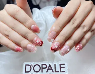 ネイル D‘OPALEサロン所属・長さ出し専門店 上野kkのネイルデザイン