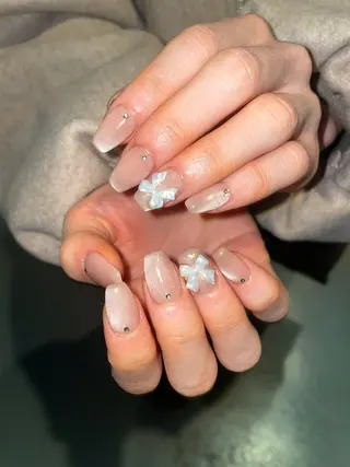 ネイル IROHA NAIL Kurumi🪽🫧のネイルデザイン
