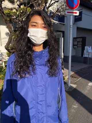 ロング パーマ お任せヘア☘️☘️ 及川渚のヘアスタイル