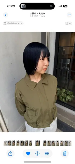 ミディアム fubuki🪷 似合わせカットカラーのヘアスタイル