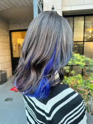 セミロング カラー 特殊カラー特化 ✂️SHIAN フジのヘアスタイル