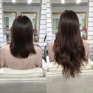 ミディアム 韓国カラーエクステ 👑代表渡部雅己👑のヘアスタイル