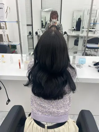 セミロング MOE 福岡韓国ヘア✧︎のヘアスタイル
