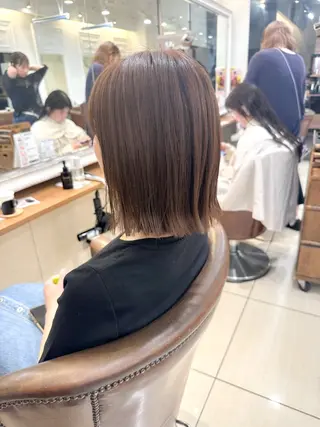 ミディアム カラー ハイトーン/カラー/ ヘアセット/松田健佑のヘアスタイル