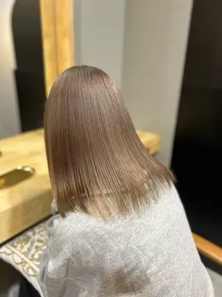 ミディアム カラー 神戸ボブ✂️ ioe三宮/田 伸佳のヘアスタイル