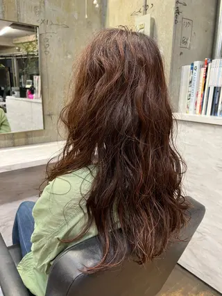 セミロング パーマ ROBBY所属・松井美樹/似合わせ ガーリー・韓国のヘアスタイル