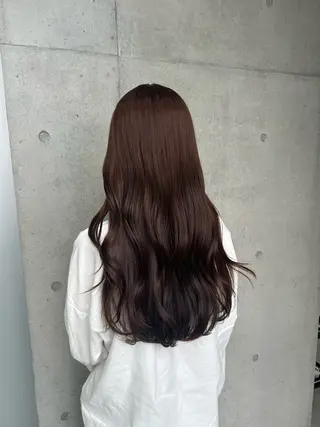 ロング カラー ヘアアレンジ ボブ艶モテカラー🫧 カリンのヘアスタイル