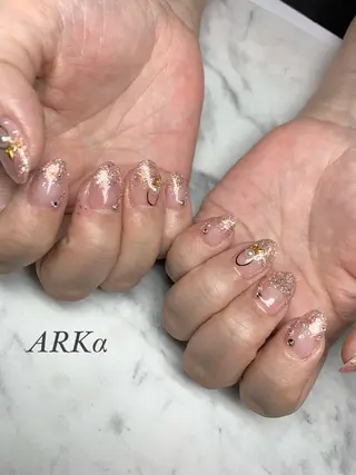 ミディアム ネイル Nailsalon ARKαのネイルデザイン