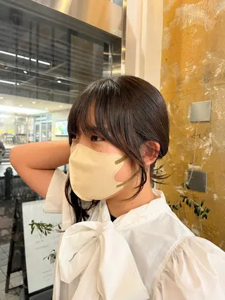 ミディアム 寒色 ♡ レイヤー ┊︎miyuのヘアスタイル