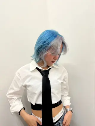 ショート カラー ハイトーンカラー 🌙Mina🌙のヘアスタイル