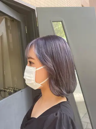 ミディアム カラー ROCCOeast Rukaのヘアスタイル