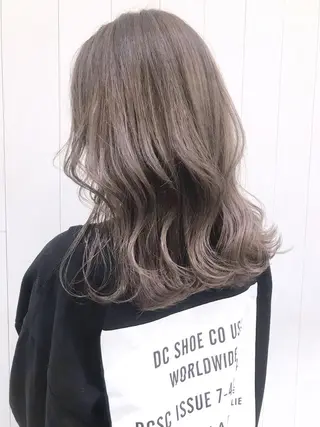 セミロング カラー パーマ ヘアアレンジ ITbyALBUM 浦和店のヘアスタイル