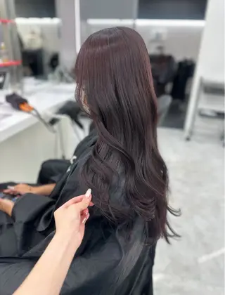 ロング カラー パーマ ヘアアレンジ メンズ キッズ ♥️韓国ヘア レイヤー♥️ゆりのヘアスタイル