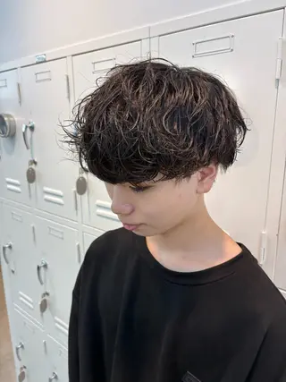 パーマ メンズ 🌀toa/波巻き✨ /メンズパーマ／栄のヘアスタイル