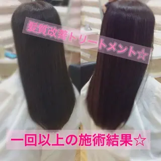 ロング カラー 『艶髪』で印象が激変 ！髪質改善専門KONのヘアスタイル
