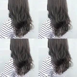 ロング カラー HOLON池袋所属・ウルフカット ハッシュカット/七海のヘアスタイル