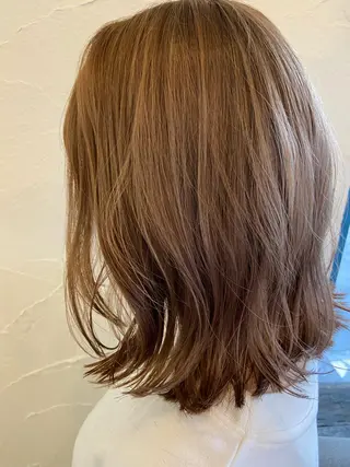ミディアム カラー Hair Musee   柱店所属・topstylist 吉住 早織のヘアスタイル