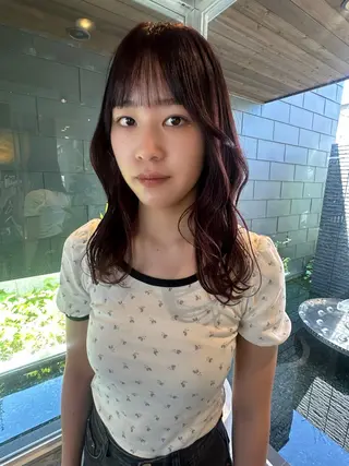 ミディアム カラー nambu-GARDEN所属・和泉海咲/ 艶髪💖大人可愛いのヘアスタイル