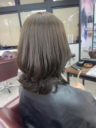 ミディアム 🌿佐山 絵梨佳🌿 Recharme新保のヘアスタイル