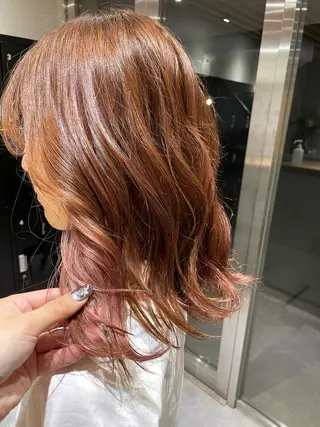 カラー ハイトーン/アレンジ 🎀アオイ🎀のヘアスタイル