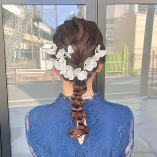 ロング 伊藤 玲衣のヘアスタイル