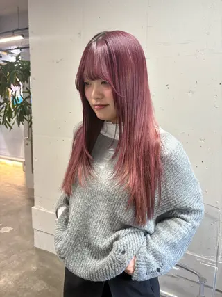 カラー ロングレイヤー ¥0🎀MEIのヘアスタイル