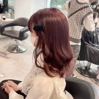 ロング カラー ♥️韓国/ガーリー 暖色misa♥️のヘアスタイル