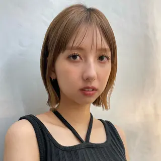 ショート Misaki /ボブ/縮毛矯正のヘアスタイル