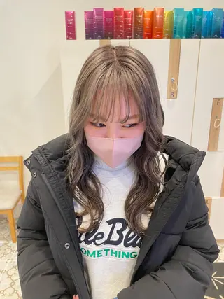 ロング カラー 似合わせスタイル 岡田勇哉のヘアスタイル