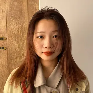 セミロング カラー ヘアアレンジ marino マリノのヘアスタイル