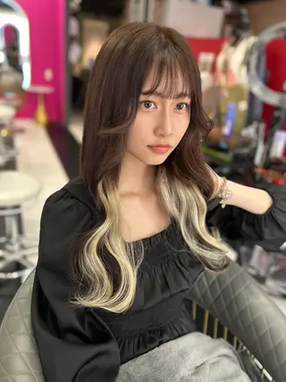 ロング αito新宿 カットモデル募集のヘアスタイル