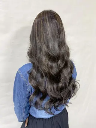 ロング カラー 髪質改善【縮毛矯正】 美髪ボブを量産する人のヘアスタイル