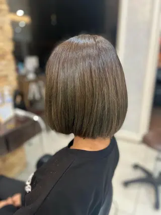 カラー 透明感カラー✨🩵 韓国ヘアkanatoのヘアスタイル