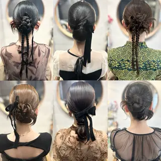 ロング ヘアアレンジ ヘアセット┊お呼ばれ ┊お出かけ┊wadaのヘアスタイル