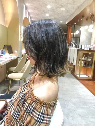 ミディアム La fith hair rond 立川店所属・kyosuke 透明感カラーのヘアスタイル