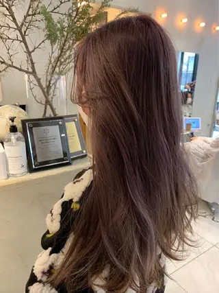 ロング グレージュ|くすみ× 透明感|kazutoのヘアスタイル