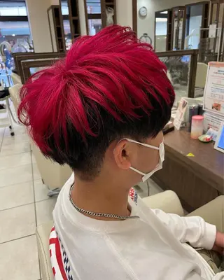 ショート カラー メンズ 大澤　裕貴 【メンズカット】のヘアスタイル