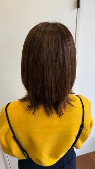 ミディアム いくみ/豊橋 /艶カラー/髪質改善のヘアスタイル