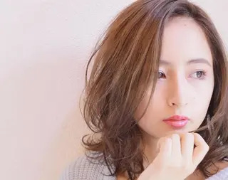 ミディアム カラー パーマ 小顔ショート✁ ⁂Yukari⁂のヘアスタイル