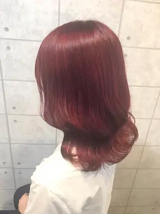 ミディアム カラー knock【ノック】所属・烏丸韓国ヘア🇰🇷 ayaka🎀のヘアスタイル