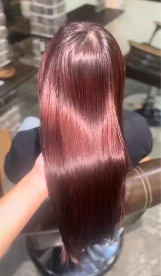 セミロング メンズパーマ/縮毛 矯正/徳田真緒のヘアスタイル