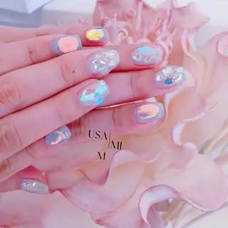 ショート ネイル USAMiMi 🐰💕のネイルデザイン