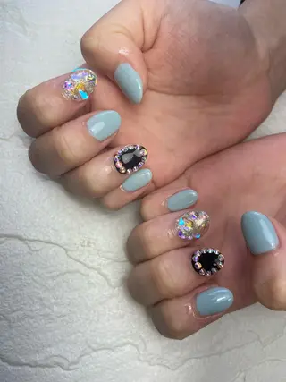 ショート ネイル 山崎 怜のネイルデザイン