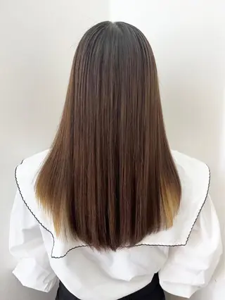 ロング パーマ 岩崎 裕司のヘアスタイル
