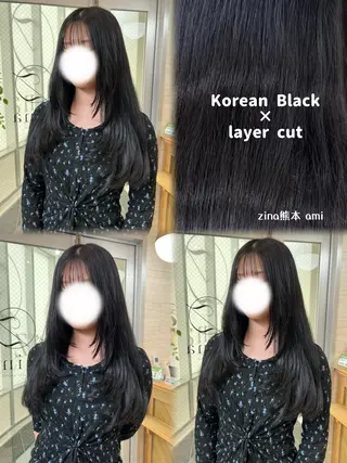 ロング 🎀zina/韓国 🎀amiのヘアスタイル