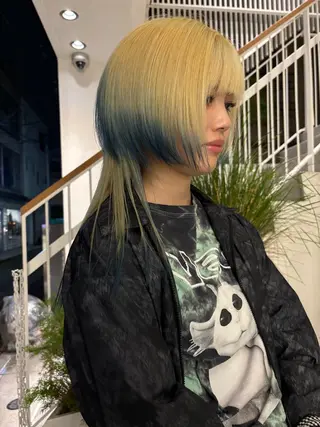 ロング カラー 抜け感レイヤー🎶 ハイトーン/りりのヘアスタイル