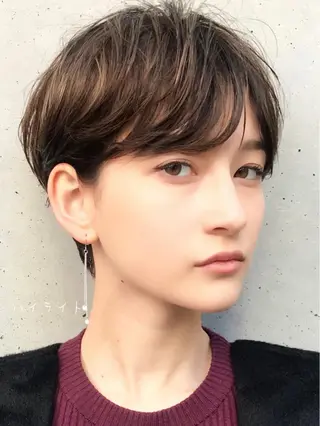 ショート 古沢 新のヘアスタイル