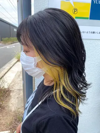 セミロング YUIMARL岡山店 MIRAIのヘアスタイル