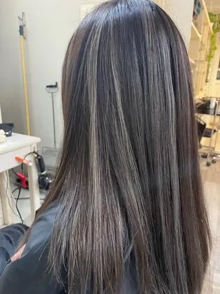 ロング カラー カラー特化美容師 なかもと たつひろのヘアスタイル