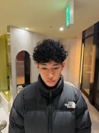 パーマ メンズ 大阪美容師 minoriのヘアスタイル